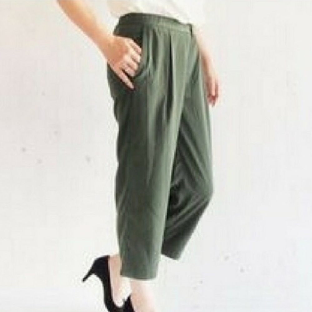 J.crew patio satin trouser pants stretchy slouchy - Picture 2 of 3